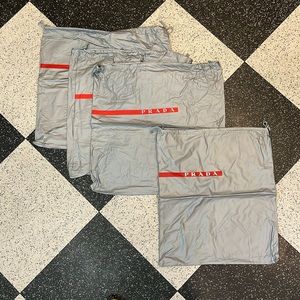4 Prada dust bags